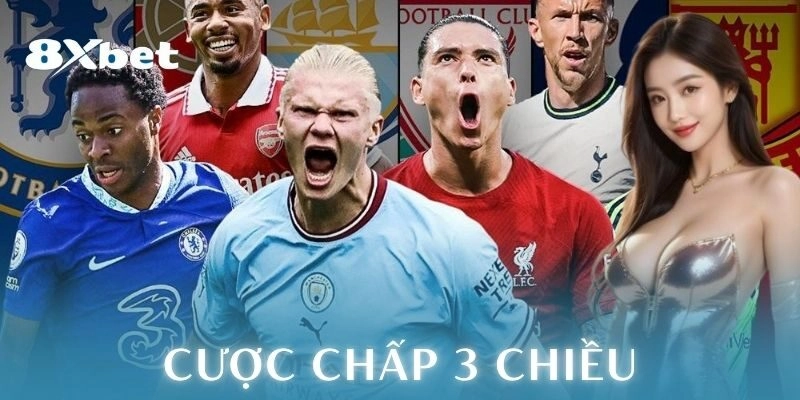 Cược chấp 3 chiều 8xbet
